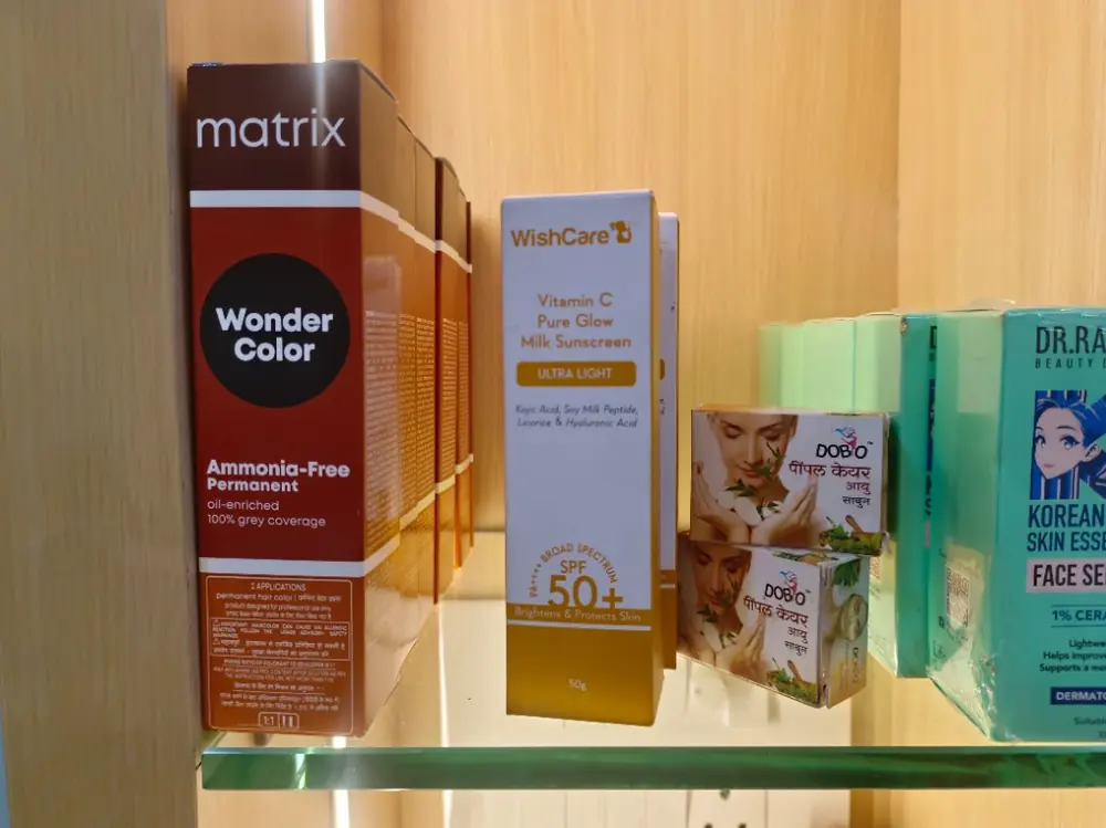 Matrix Wonder Color, WishCare sunscreen and Dobio soap
